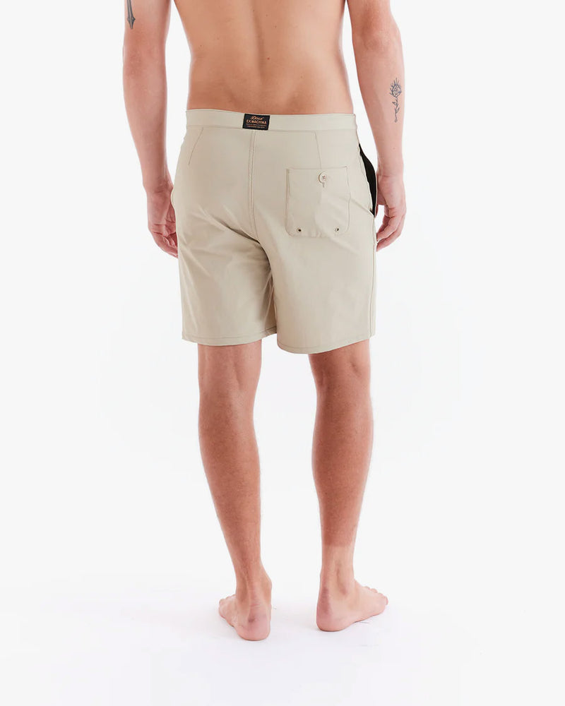 Boardshort Relaxed Fit Tropical - Khaki