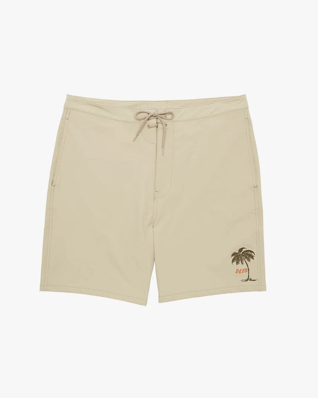 Boardshort Relaxed Fit Tropical - Khaki