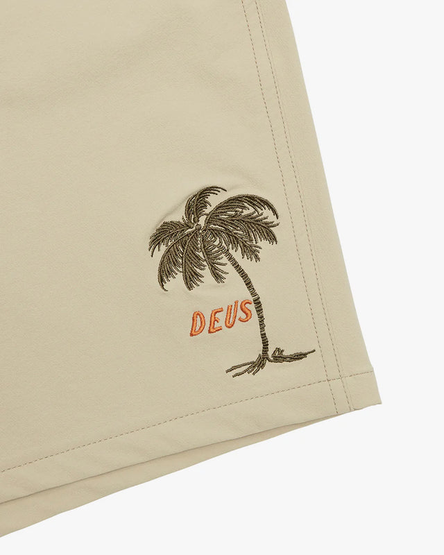 Boardshort Relaxed Fit Tropical - Khaki