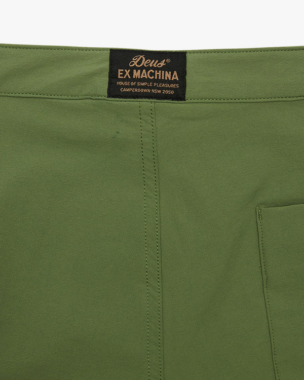 Boardshort Relaxed Fit Tropical - Verde Militar