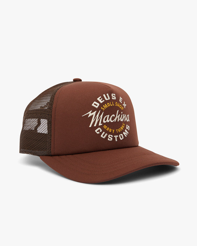 Boné Trucker Amped Circle - Marrom