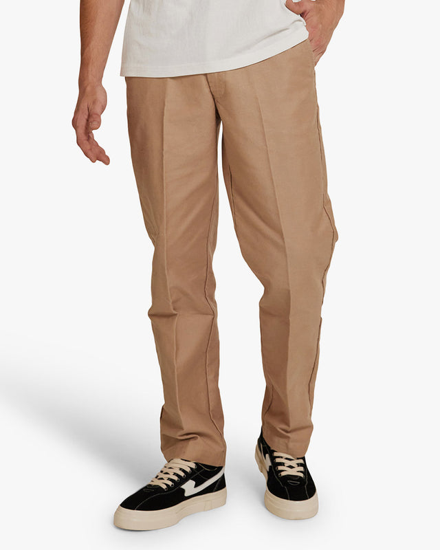 Calça Regular Fit Worker Moto - Khaki