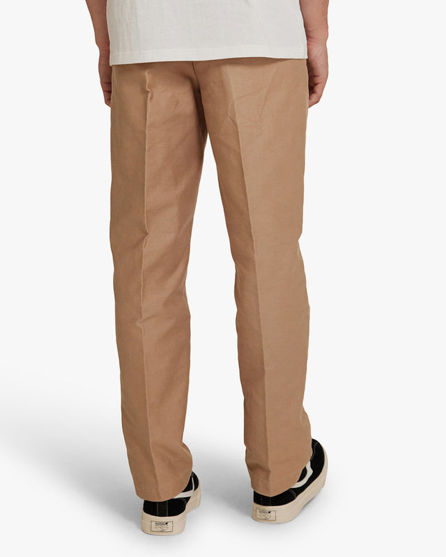 Calça Regular Fit Worker Moto - Khaki