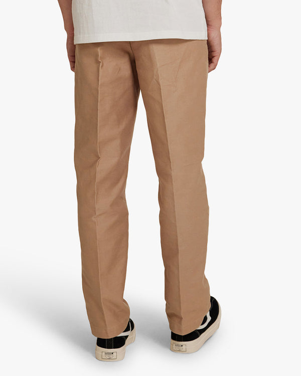 Calça Masculina Regular Fit Worker Moto - Khaki