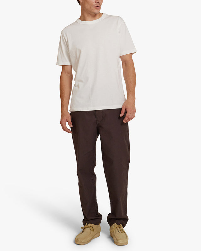 Calça Relaxed Fit Hank Whipcord - Marrom