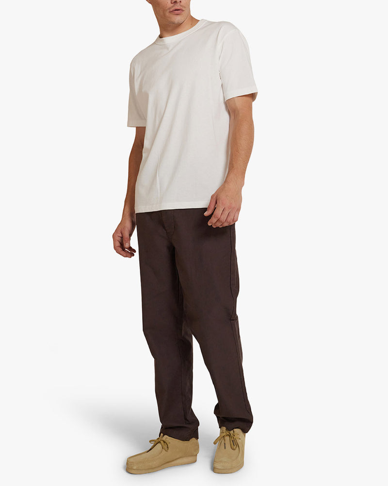 Calça Masculina Relaxed Fit Hank Whipcord - Marrom