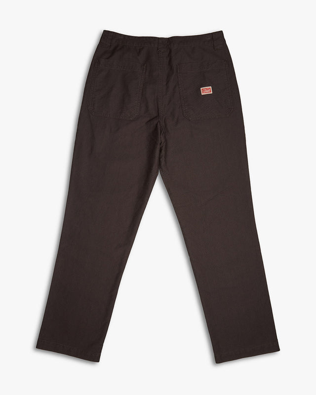 Calça Relaxed Fit Hank Whipcord - Marrom