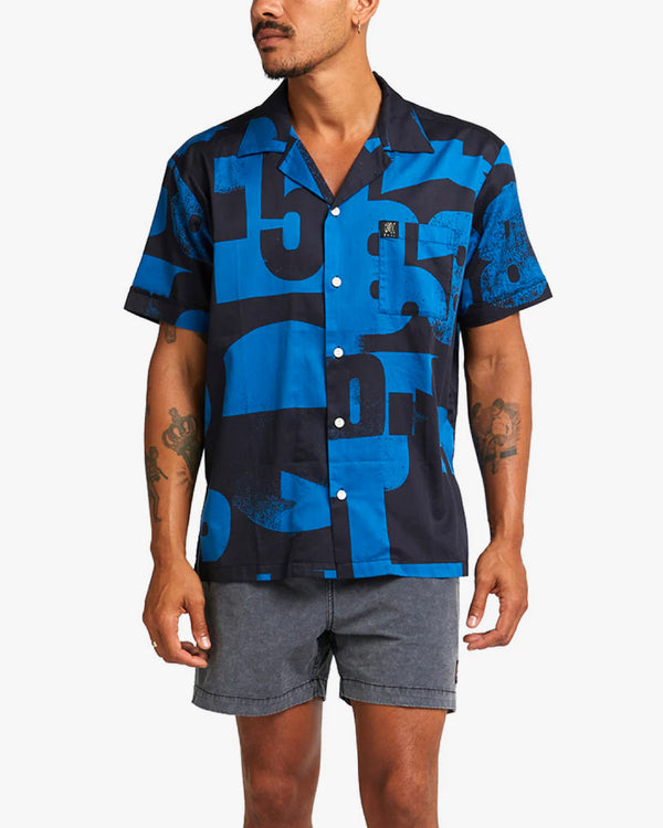 Camisa Relaxed Fit Arithmetic - Azul