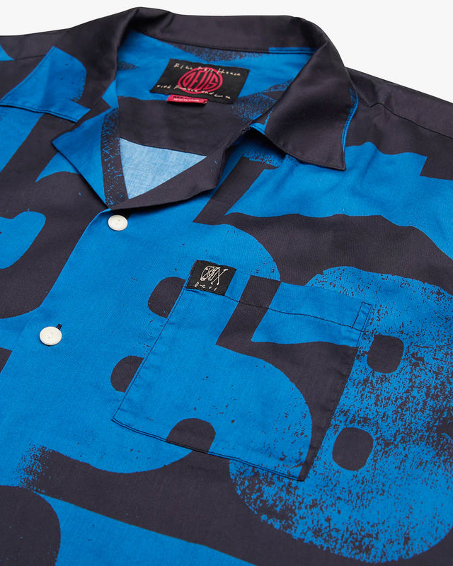 Camisa Relaxed Fit Arithmetic - Azul