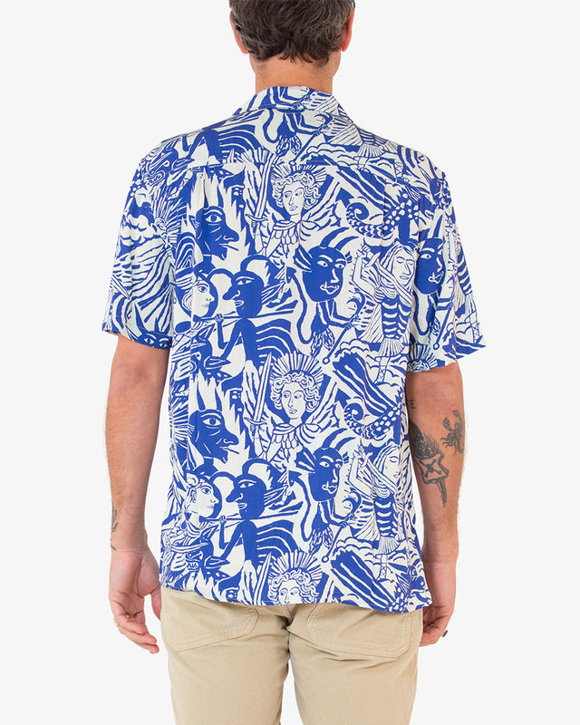 Camisa Regular Fit Angels & Demons - Azul