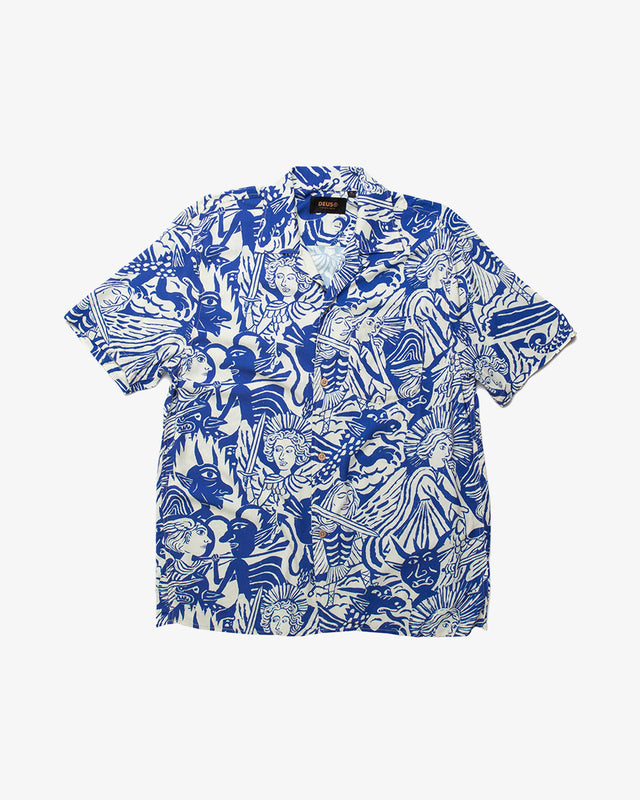 Camisa Regular Fit Angels & Demons - Azul