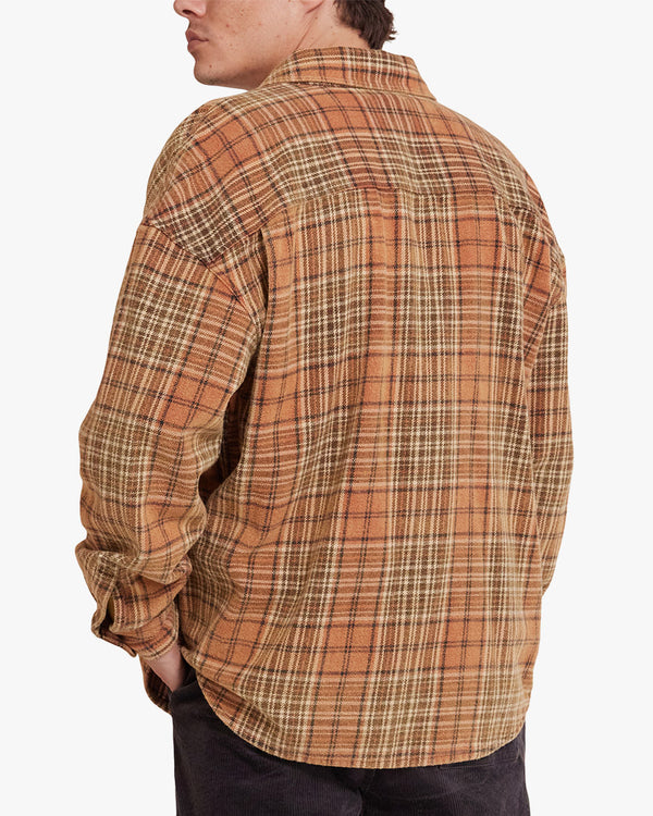 Camisa Masculina Loose Fit Vacay - Laranja