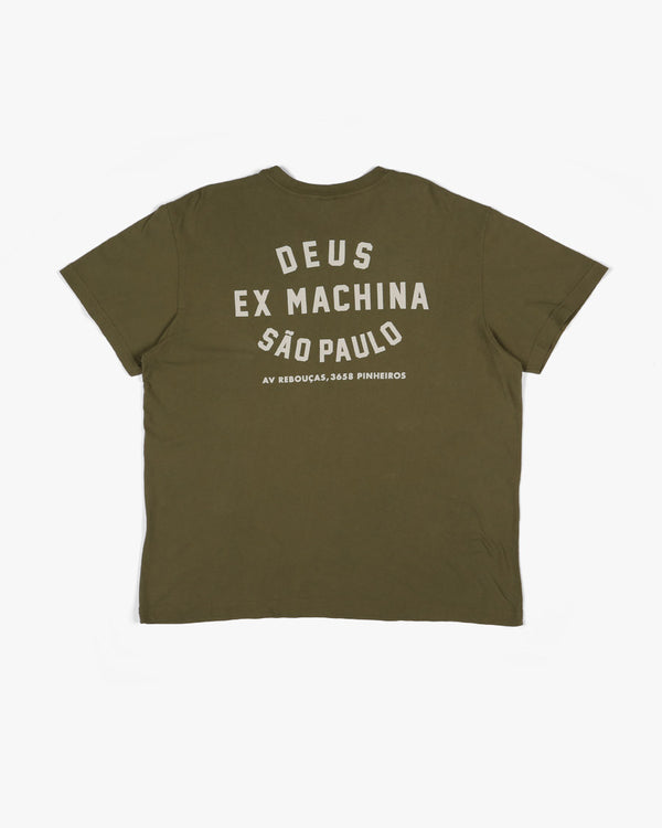 Camiseta Box Fit SP - Verde Militar