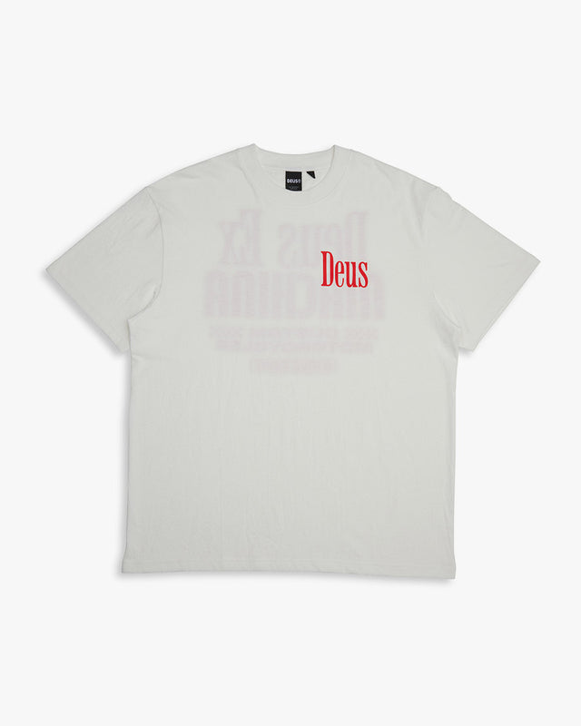 Camiseta Box Fit Partisan - Off White