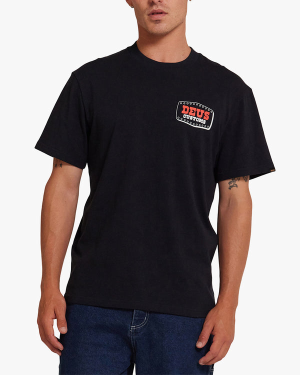 Camiseta Box Fit Buckle Up - Preta