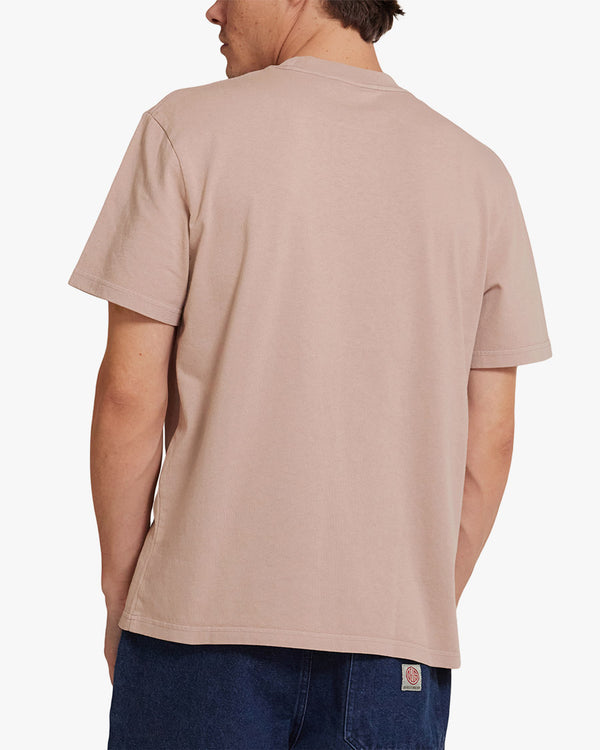 Camiseta Classics Box Fit Pill Logo - Khaki