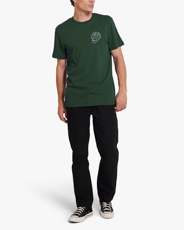 Camiseta Classics Regular Fit Venice Skull - Verde