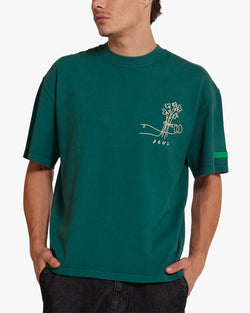 Camiseta Unissex Oversized Hauntology - Verde