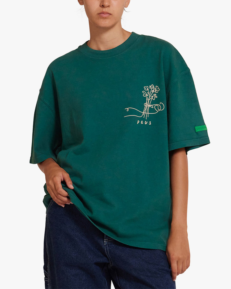 Camiseta Unissex Oversized Hauntology - Verde