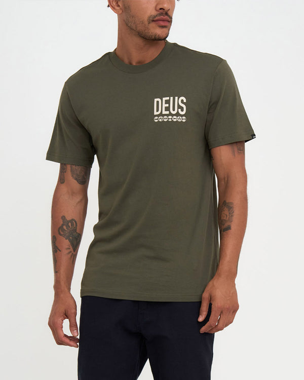 Camiseta Regular Fit Inline - Verde Militar
