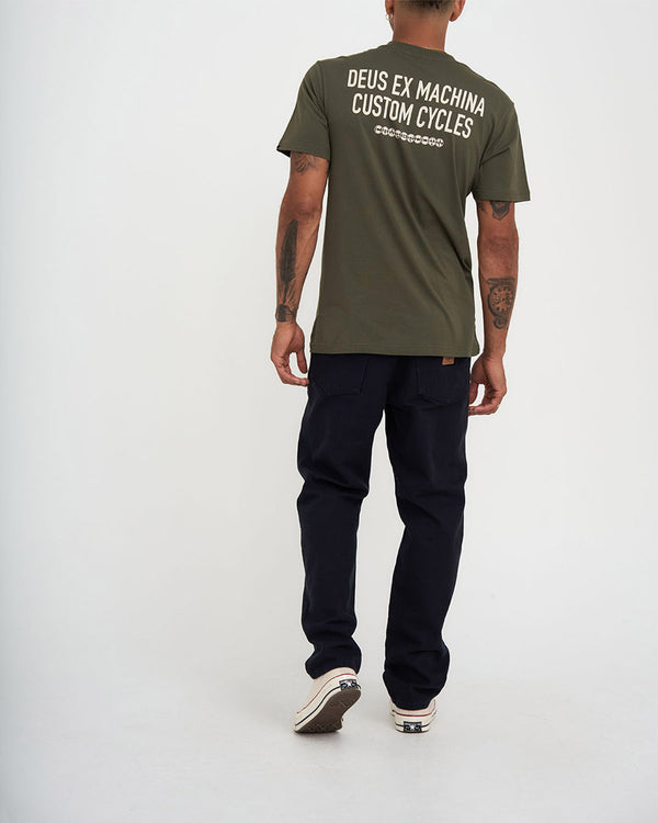 Camiseta Regular Fit Inline - Verde Militar