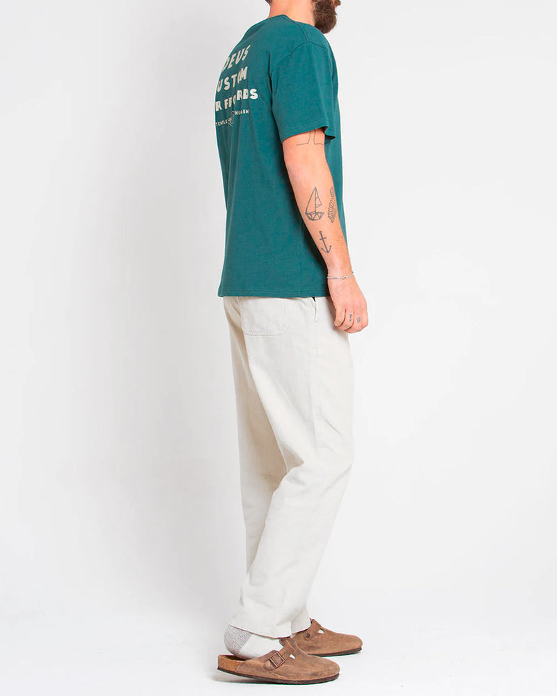 Camiseta Box Fit Layback - Verde