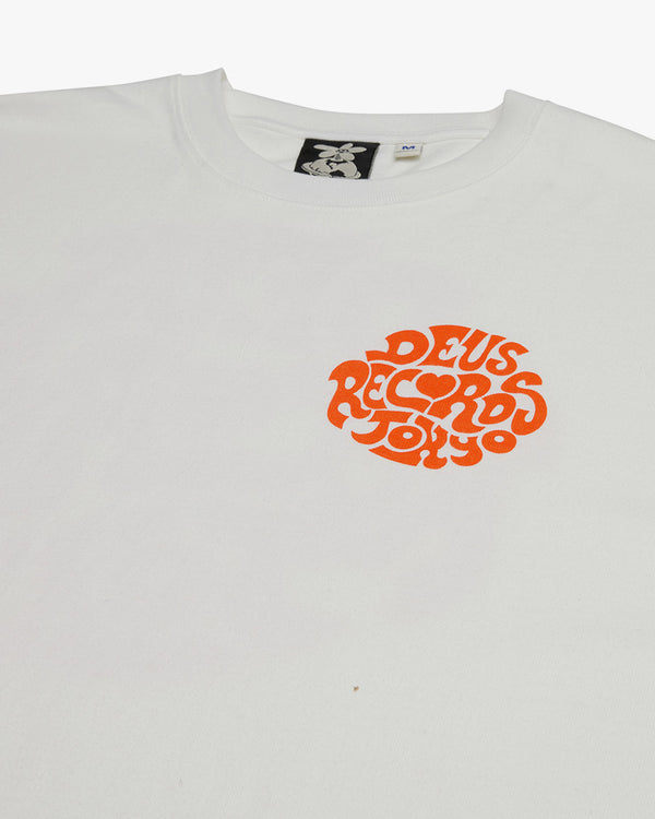 Camiseta Records Oversized Paradigm - Off White