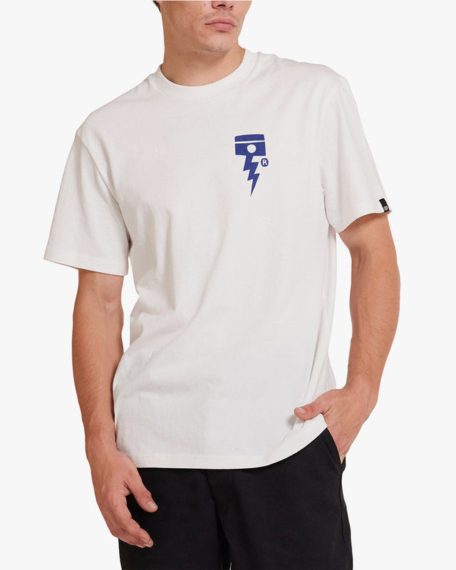 Camiseta Classics Box Fit Piston - Branca