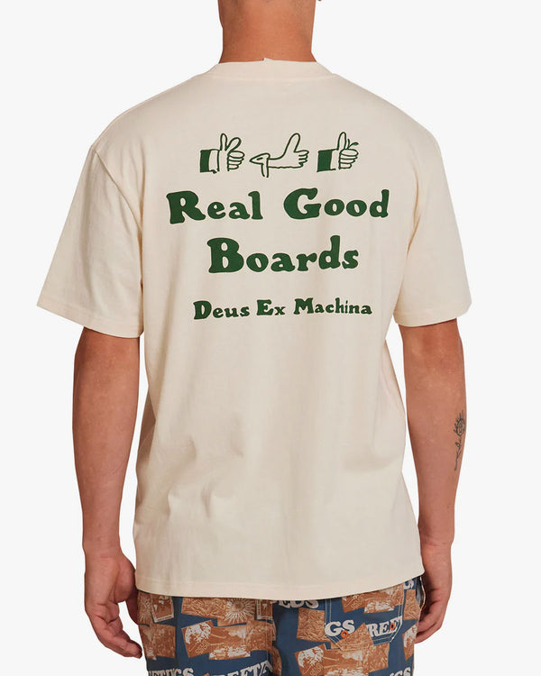 Camiseta Regular Fit Real Good - Dirty White