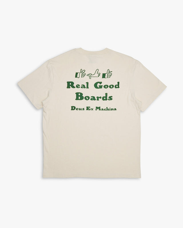 Camiseta Regular Fit Real Good - Dirty White