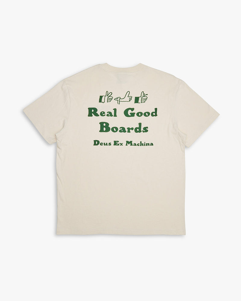 Camiseta Regular Fit Real Good - Dirty White