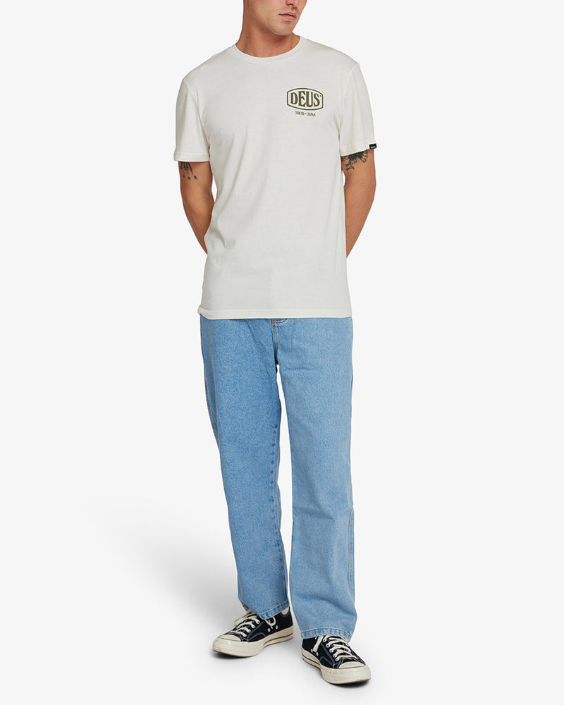 Camiseta Regular Fit Ballpark - Branca