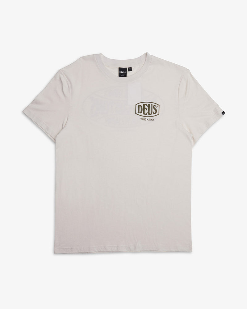 Camiseta Regular Fit Ballpark - Branca