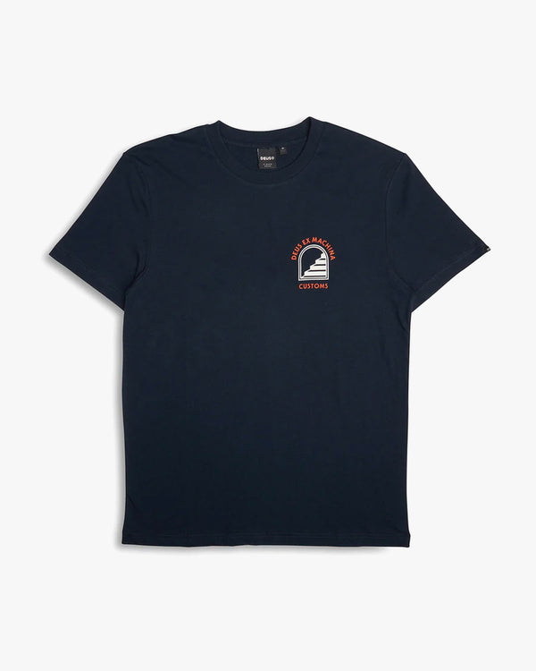 Camiseta Regular Fit Stairway - Marinho