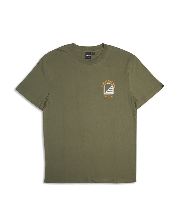Camiseta Regular Fit Stairway - Verde Militar