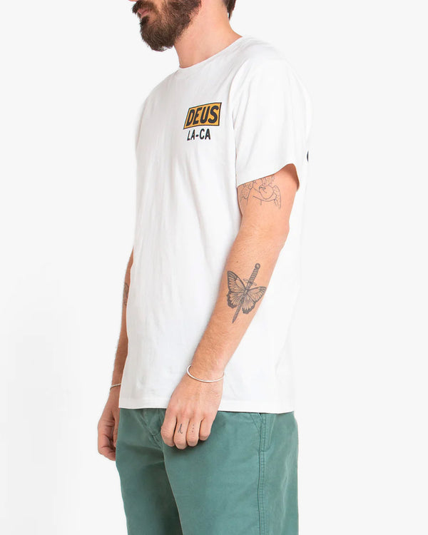 Camiseta Regular Fit Super Stitious - Branca