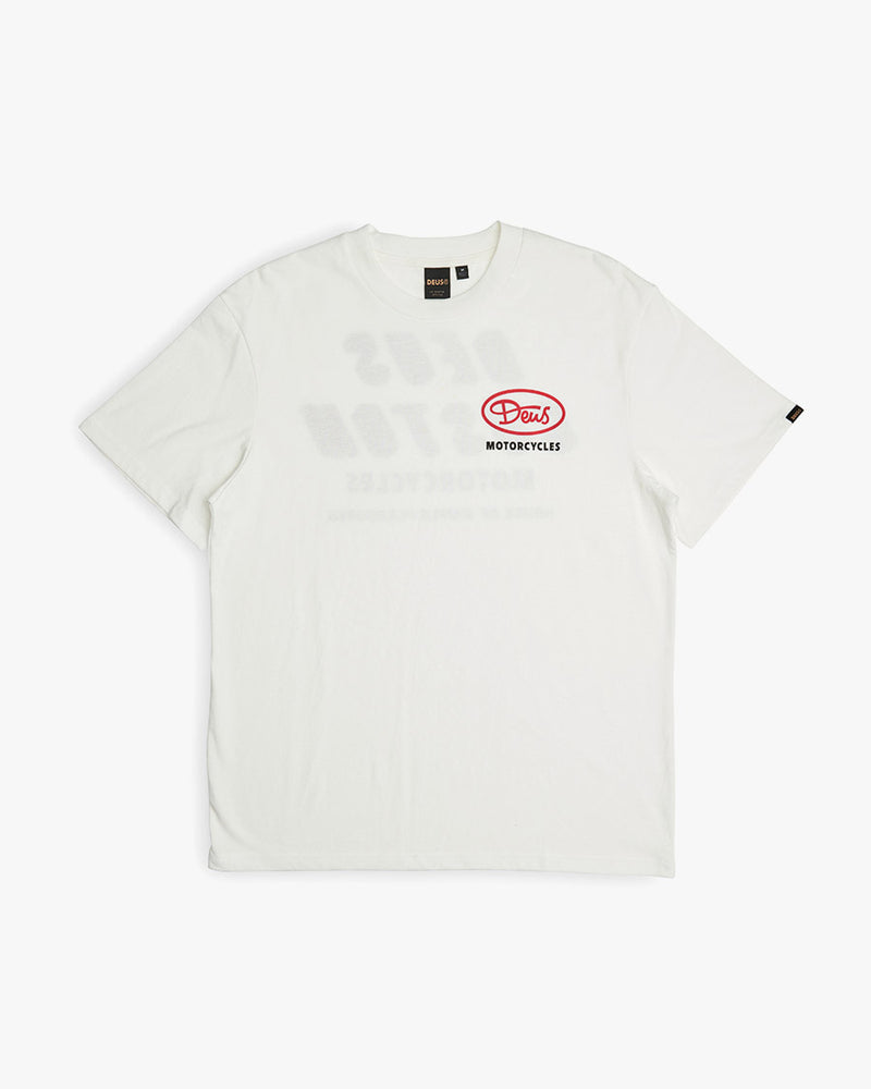 Camiseta Box Fit Shimmy - Branca