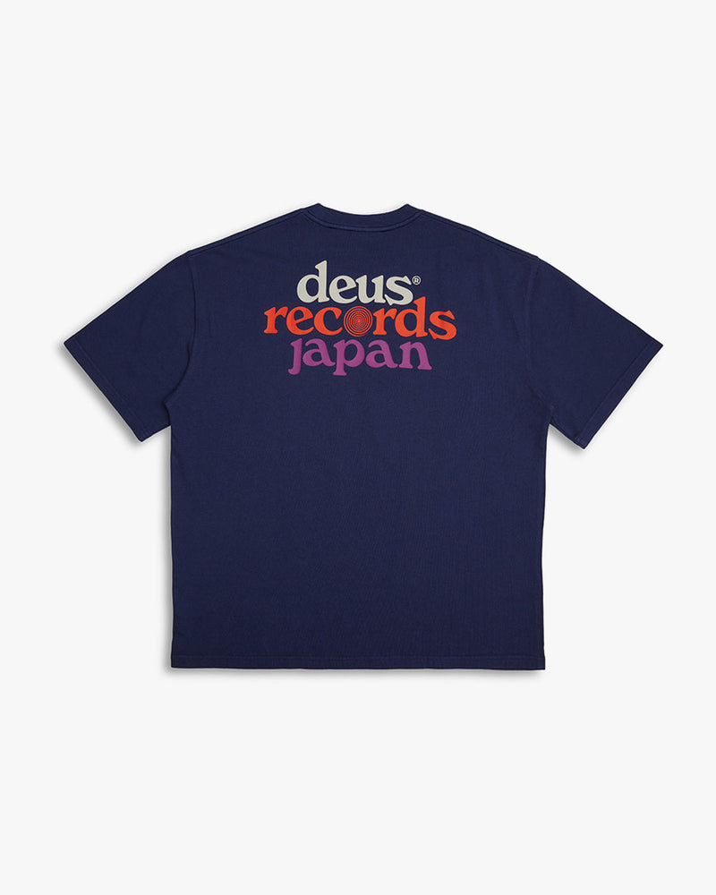 Camiseta Records Unissex Oversized Strata - Marinho