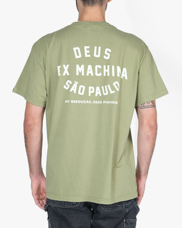 Camiseta Box Fit São Paulo ADD - Verde Militar