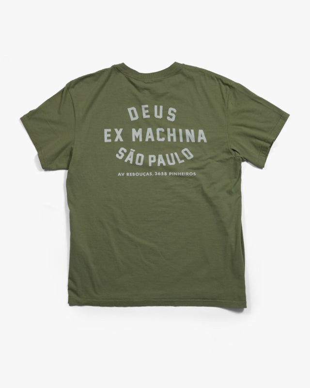 Camiseta Box Fit São Paulo ADD - Verde Militar