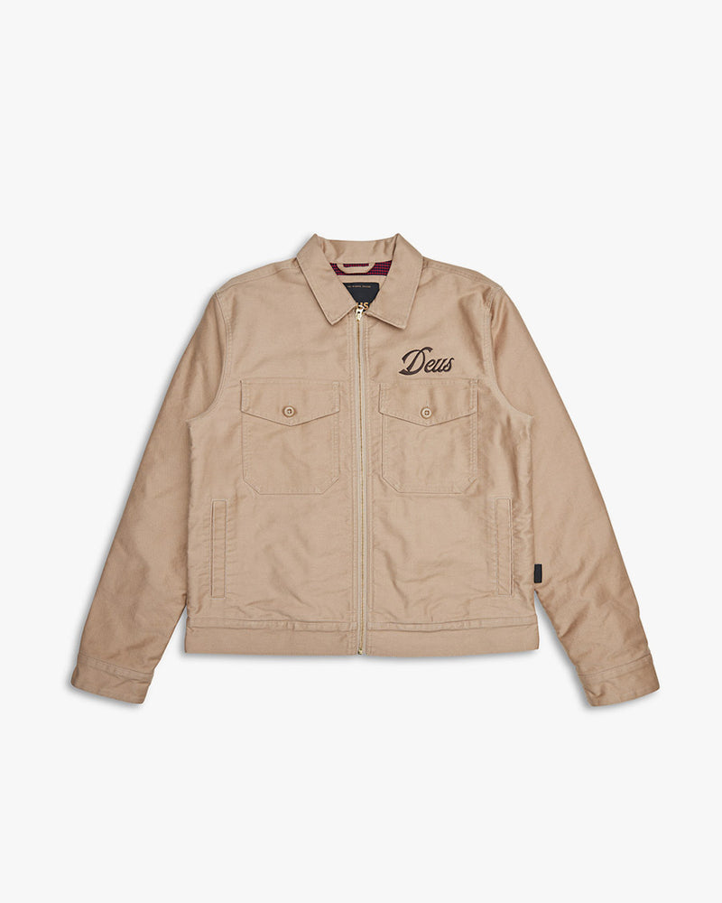 Jaqueta Relaxed Fit Worker Ride Out - Khaki