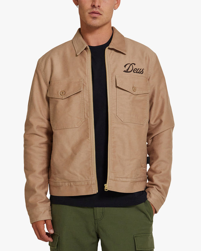 Jaqueta Relaxed Fit Worker Ride Out - Khaki