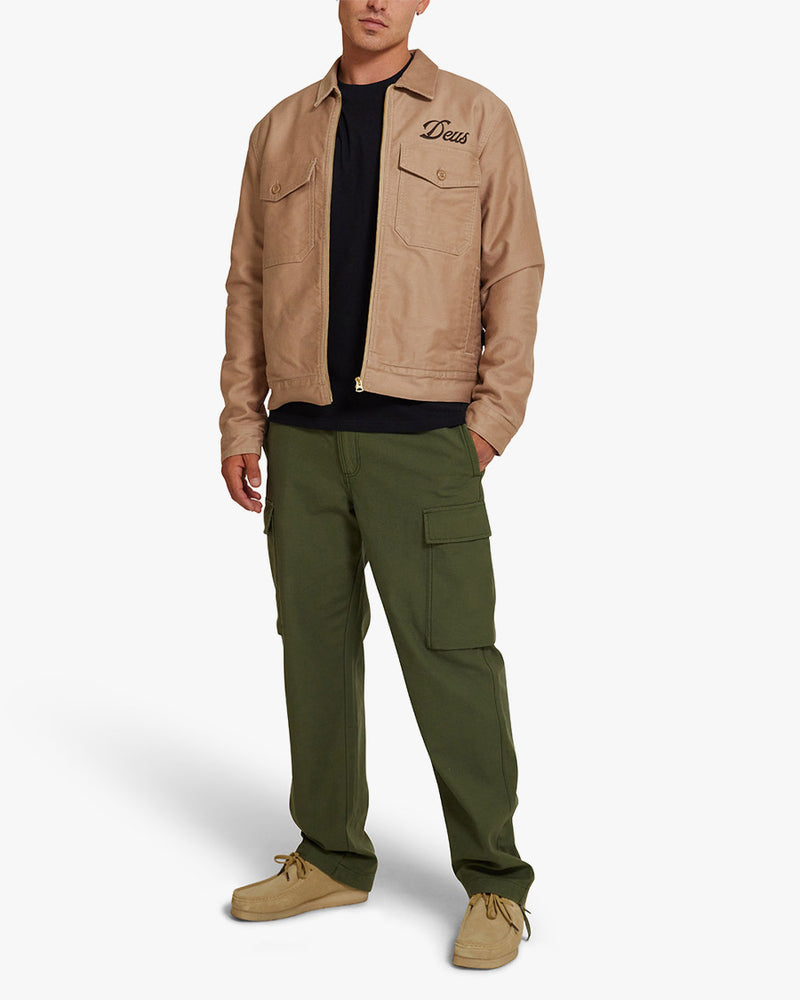 Jaqueta Relaxed Fit Worker Ride Out - Khaki