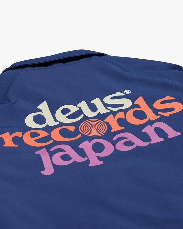 Jaqueta Records Relaxed Fit Strata - Azul