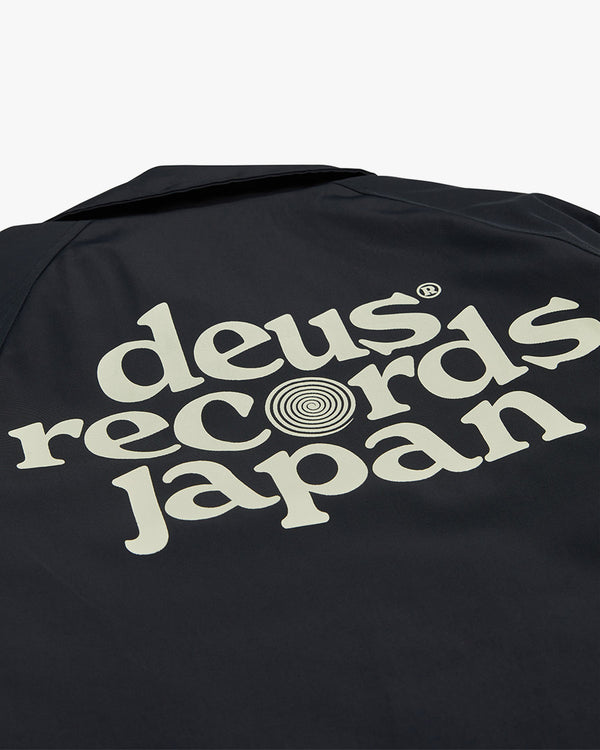 Jaqueta Records Relaxed Fit Strata - Preta