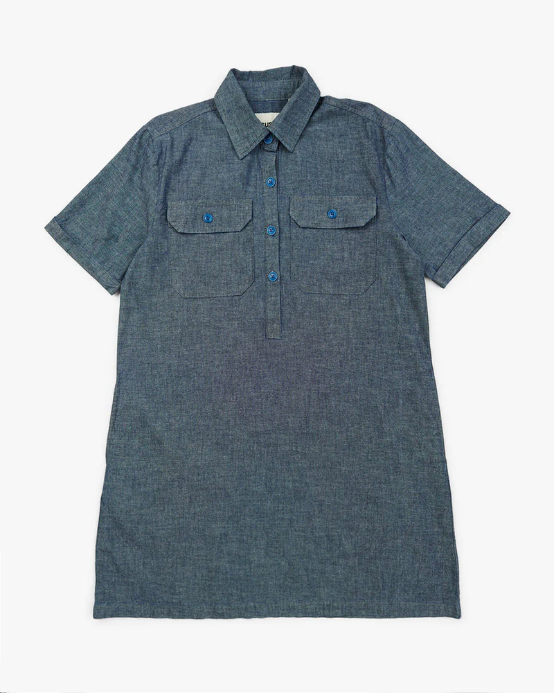 Vestido Camisa Honour Chambray - Azul