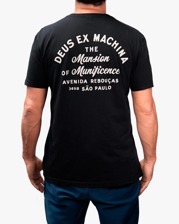 Camiseta Classics Regular Fit Address São Paulo - Preto