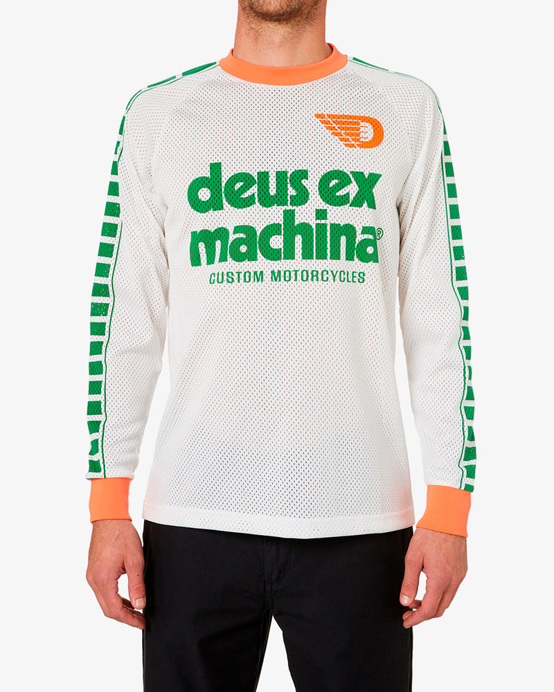 Jersey Regular Fit  Moto Ventura - Branca