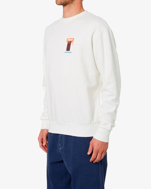 Moletom Box Fit Naito Nifty - Off White