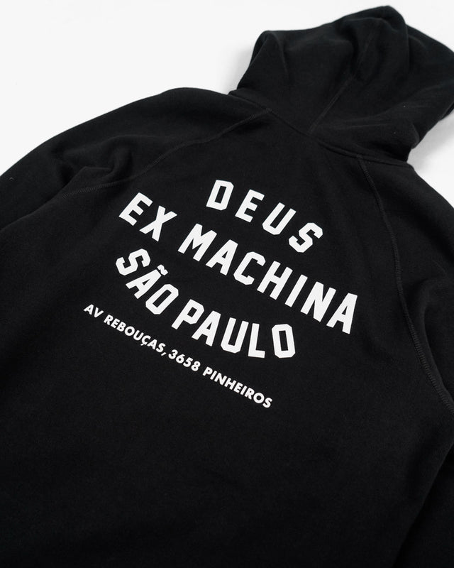 Moletom Classics Regular Fit São Paulo Address Hoodie - Preto